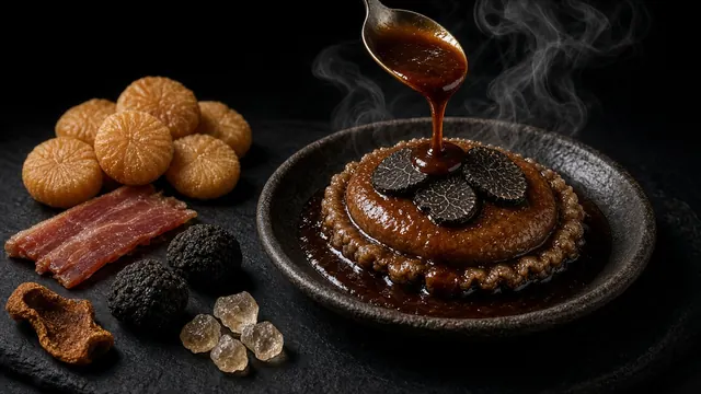 黑松露瑤柱鮑汁 Black Truffle Abalone Sauce